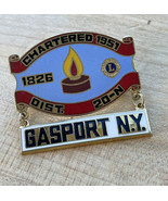 Lions Club Chartered 1951 Lapel Pin International Dist. Gasport NY 20-N ... - $18.70