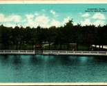 Howard Park View From Water South Bend Indiana IN 1920 WB Postcard T17 - £2.30 GBP