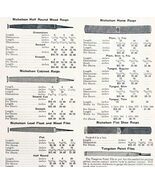 1922 N.T. Bushnell Rasps &amp; Files Tools Advertisement Catalogue Hardware ... - €21,30 EUR