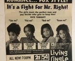 Living Single Tv Show Print Ad Vintage Queen Latifa Kim Coles Kim Fields... - $5.93