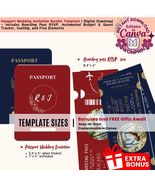 Passport Wedding Invitation Bundle | Digital Download – Includes Boardin... - $3.99