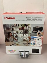 New Open Box Canon PIXMA TR7020a All-in-One Wireless Color Inkjet Printer + INK - $72.34