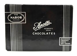 Vtg Art Deco Paper Box Apollo F.H Roberts Brand Chocolates Nabob Package... - $14.99