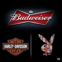 Harley Davidson Motorcycle Playboy Metal Sign 8x12in  Budweiser 76 - $24.74