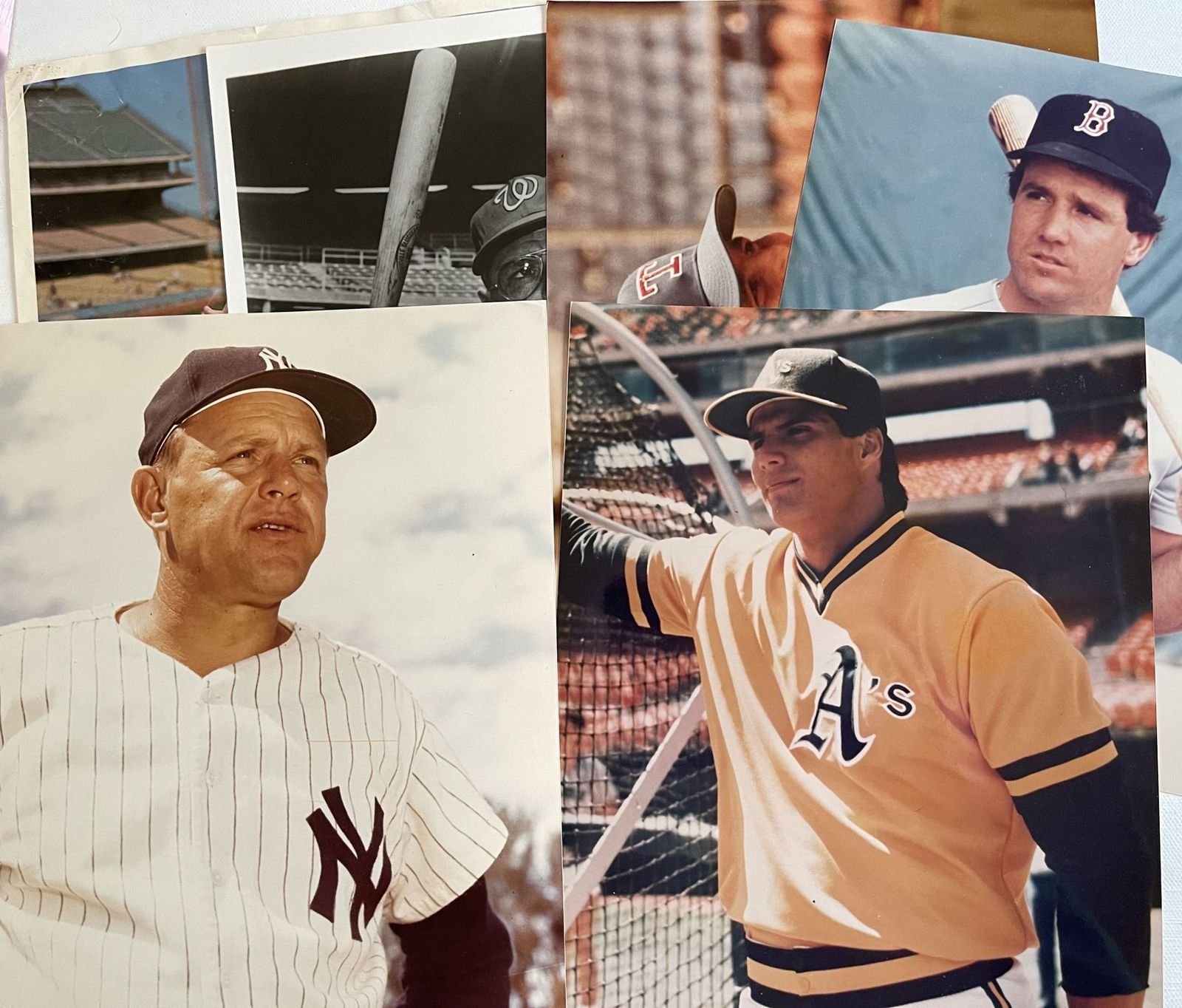 Baseball Legends Lot of (6) Glossy 8x10 Photo - Canseco, Houk, Garvey, Barrett,  - £15.71 GBP