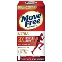 Schiff Move Free Ultra 3X Triple Action 75 Tablets - $29.99