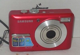 Samsung BL103 10.2MP HD Digital Camera w/ 15x Full Zoom - Red - £56.98 GBP