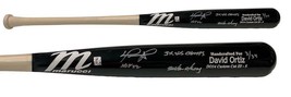 DAVID ORTIZ Autographed &quot;HOF 22, 3x WS Champs&quot; Game Model Bat FANATICS L... - $1,295.00