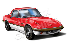 Lotus Elan Print - Personalised Illustration Of Your Car - £20.12 GBP