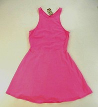 Pink Fit n Flair Cutout Back Summer Dress  American Eagle Juniors Small New - £23.38 GBP