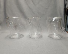JoyJolt Pivot Double Walled Glass Tumblers Set of 3 Coffee Drinking Glas... - £19.41 GBP