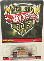 Volkswagen VW Beetle CUSTOM Hot Wheels Military Rods Series w/ RR * - £70.50 GBP