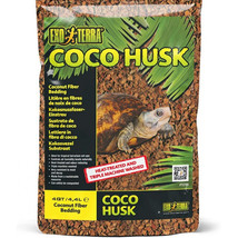 Exo Terra Coco Husk Coconut Fiber Bedding for Reptile Terrariums 4 qt - £41.50 GBP