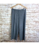 Lafayette 148 Wool Cashmere Blend Gray Trouser Pants Size 6 - $46.28