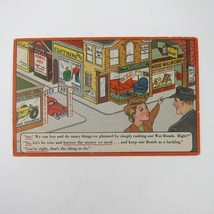 Postcard The City Loan Advertising Money Services War Bonds Loans Vintage 1945 - £15.62 GBP