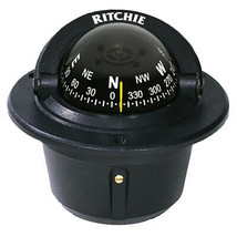 Ritchie F-50 Explorer Compass - Flush Mount - Black - £83.96 GBP