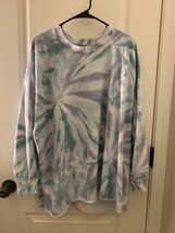 1 Pc Secret Treasures Women&#39;s Tie Dye Pajama  Casual Sweatshirt Size XL  - $38.61