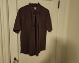 St. John's bay brownish purple medium Men's button down short sleeve - $8.00 St. John's bay brownish purple medium Men's button down short sleeve - $8.00