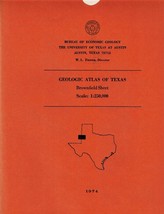 Geologic Atlas of Texas: Brownfield Sheet, Geologic Map - £10.28 GBP