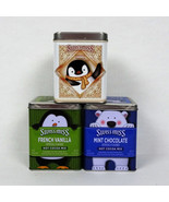 Lot of 3 Swiss Miss Empty Chocolate Cocoa Tins Penguin Bear Holiday Wint... - $21.64 CAD