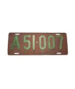1916 New York License Plate Vintage Embossed Metal Automobile Tag Rustic... - $88.20