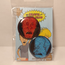 Beavis and Butthead Collectible Enamel Pin Set Official Cartoon Brooches - £13.63 GBP
