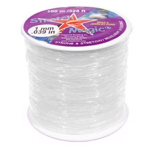 1 Mm Stretch Magic Cord - Clear Color - 100 Meter Length - Elastic Brace... - $35.14