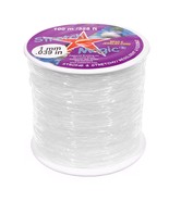 1 Mm Stretch Magic Cord - Clear Color - 100 Meter Length - Elastic Brace... - £29.02 GBP