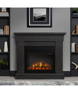 Electric Fireplace Real Flame Crawford Built In Look IR Heater Black or ... - £598.60 GBP