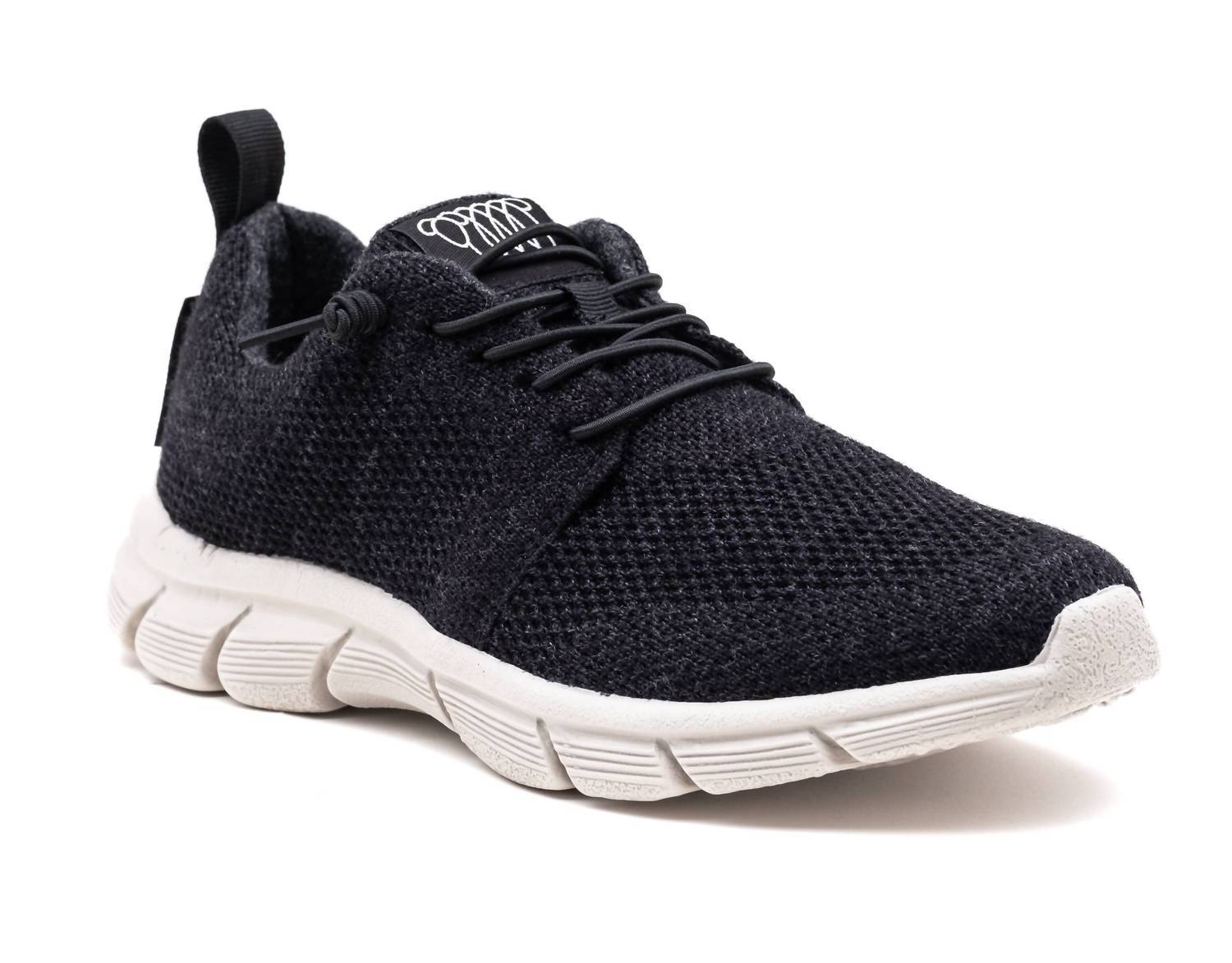 Woolloomooloo men's fraser ii sneaker in GRAPHITE MERINO WOOL