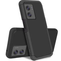 Tough Strong Hybrid (Magnet Mount Friendly) Case Black For OnePlus N300 5G - £6.39 GBP