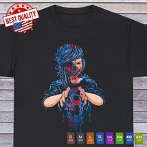 Creepy Demon Woman T Shirt Creepy Horror Skull Clothing - $17.99+