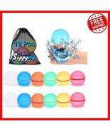Hassle-Free 12 Pcs Reusable Water Balloons - Perfect for Beach and Pool ... - $972.66 MXN