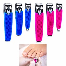 6 Pc Professional Nail Clippers Pedicure Manicure Beauty Grooming Kit Ca... - $14.99