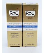 RoC Multi Correxion Even Tone Lift Eye Cream Niacinamide 0.5 oz Lot of 2 - €23,00 EUR