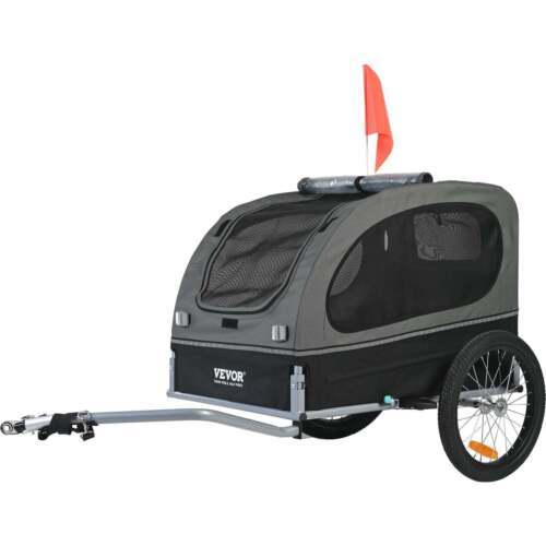 Dog Bike Trailer, Supports up to 88 lbs, Pet Cart Bicycle Carrier, Easy Folding