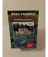 NEW Reel Fishing: Angler&#39;s Dream Bundle, Game &amp; Fishing Rod Nintendo Wii... - $78.35