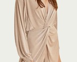 By Together Twisted Lurex Open-Back Romper Espresso - $47.00