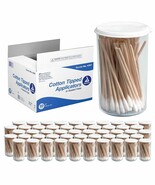 Dynarex Cotton Tipped Applicators 6&quot; and 3&quot; Wooden Swab Sticks FULL CASE - $942.98 MXN+