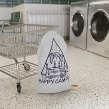Custom Laundry Bag with Happy Camper Print - Perfect for Adventurers and... - £25.15 GBP+