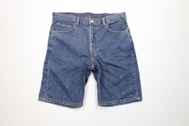 Vintage Y2K Levis 505 Mens 36 Distressed Regular Fit Denim Jean Shorts Jorts - £37.10 GBP