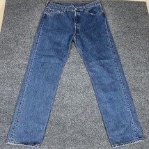 Levis 501 XX Jeans Mens 38x34 (36x32.5) Blue Denim Relaxed Fit Button Fly VTG - £30.81 GBP