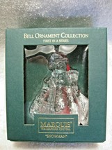 Marquis By Waterford Crystal &quot;Snowman&quot; Bell Ornament Collection 1st In A Series! - £15.76 GBP