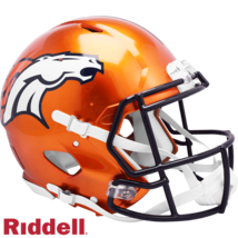 Denver Broncos Helmet Riddell Authentic Full Size Speed Style FLASH Alternate - $520.11 CAD
