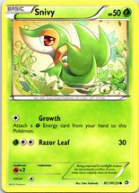 Pokémon TCG Snivy Legendary Treasures Radiant Collection RC1/RC25 Common 2013 - £2.35 GBP