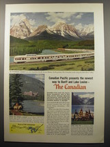 1955 Canadian Pacific Railroad Ad - Canadian Pacific presents the newest way - £14.78 GBP