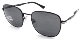 Persol Sunglasses PO 2497S 1078/B1 52-20-140 Black / Dark Grey Made in Italy - $133.67