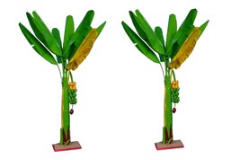 simonart and printing artificial handicrafts banana tree 2 ft 1 paire set - £78.90 GBP