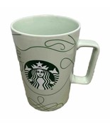 Starbucks Tall Latte Mug Mint Green Mermaid Siren Logo 15oz Coffee Ceramic - $10.21