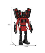 Speakerman Titan Building Blocks Set TV Shows Action Figure Model Bricks... - £70.37 GBP